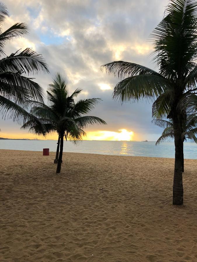 Flat Na Praia Da Costa 维拉维尔哈 外观 照片